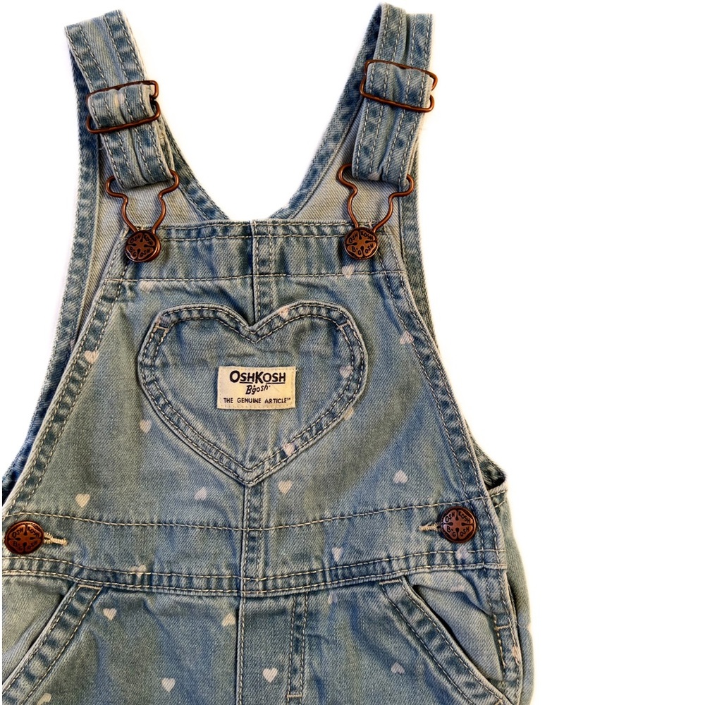 OshKosh Toddler Girls 2T Denim Overalls